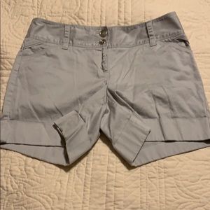 White House Black Market gray shorts size 0